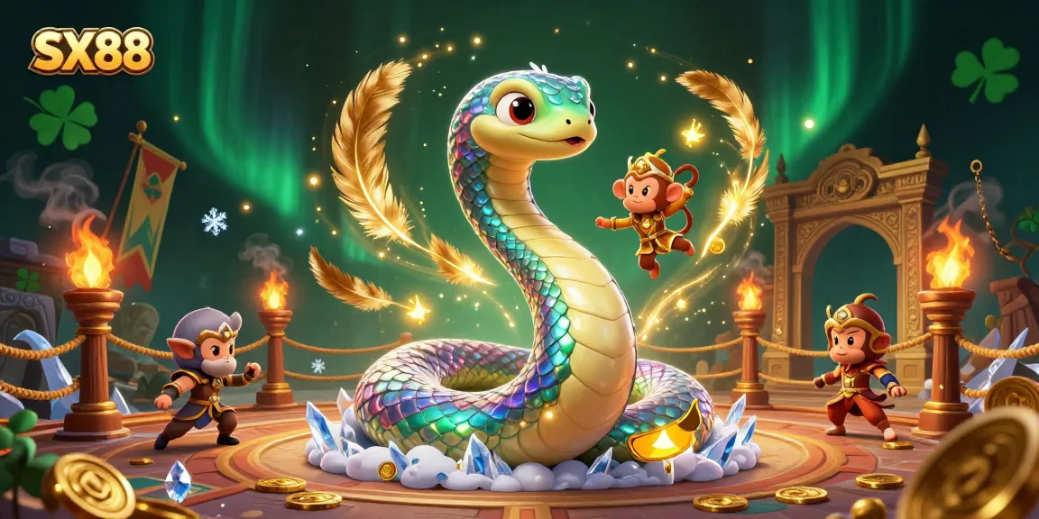 SX88 showcases a vibrant 3D casino scene with magical elements and rich gaming visuals.