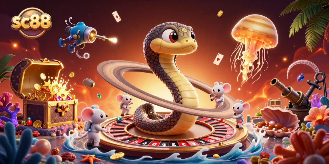 Experience thrilling gameplay at sc88 with astronaut mice betting on a cosmic roulette!