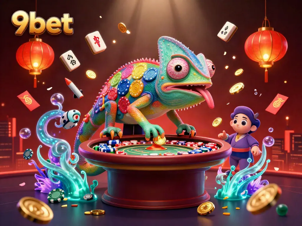 Experience thrilling action at 9bet casino with vibrant 3D characters and dynamic gaming elements.
