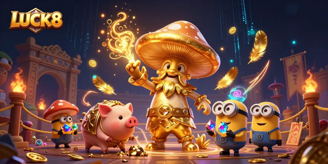 LUCK8 captures thrilling magic in a vibrant casino world filled with treasures and excitement.