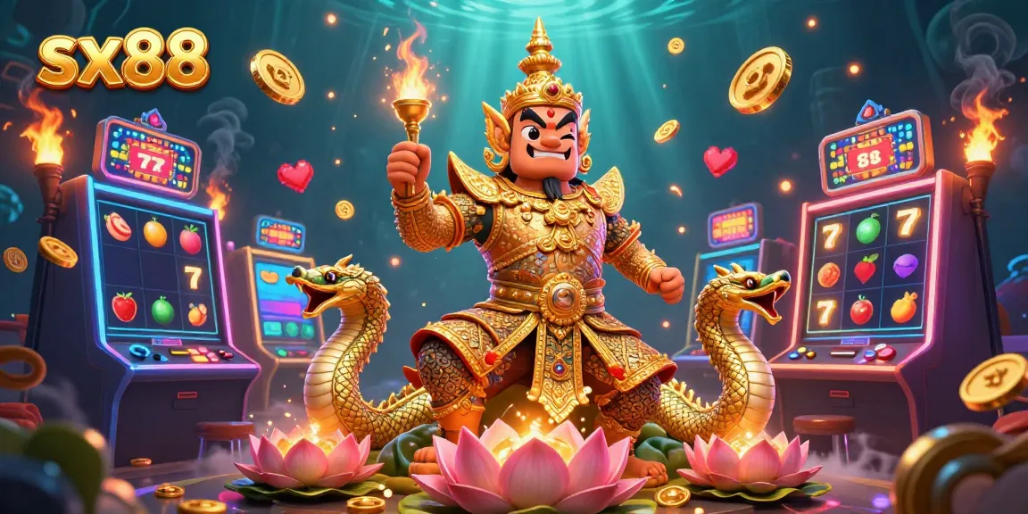 Win exciting jackpots with sx88 as the golden yaksha guardian leads you through dazzling 3D casino adventures.