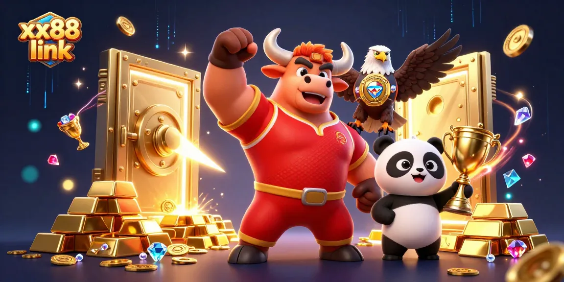 Engage with the winning strategies at xx88 link while celebrating big wins in a colorful 3D casino scene.
