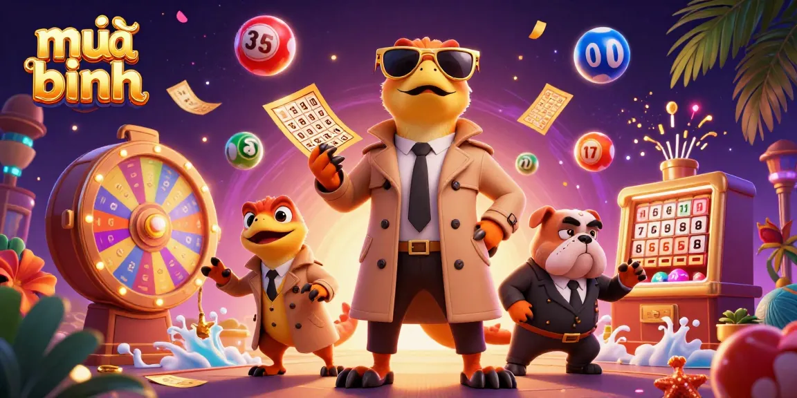 Engage in mậu binh with a whimsical illustration of raptors disguised at a casino, surrounded by festive games and colorful prizes.