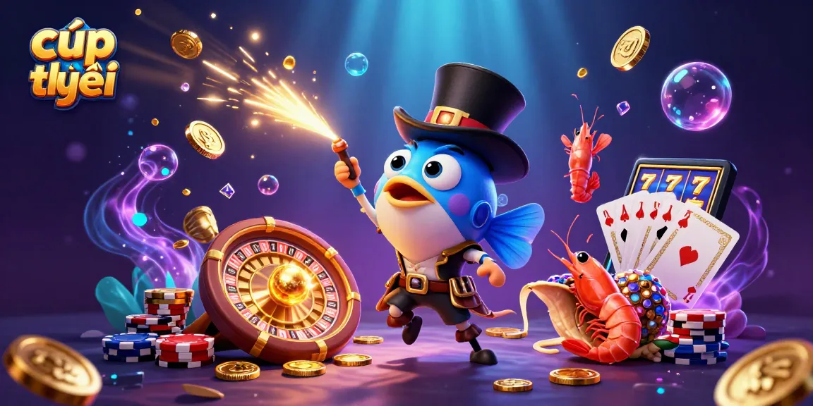 Attract golden coins with cúp thế giới in this exciting gambling scene featuring a deep-sea anglerfish.