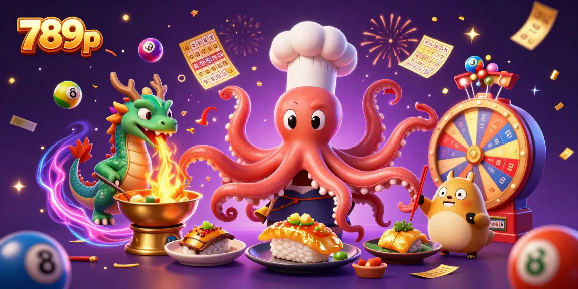 Exciting casino scene featuring characters showcasing 789p themed games and vibrant gambling elements.