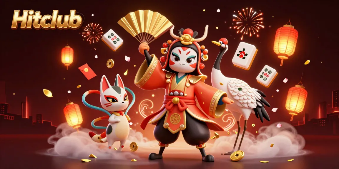 Experience the vibrant action at Hitclub with kabuki warriors and mystical elements in a thrilling casino scene.