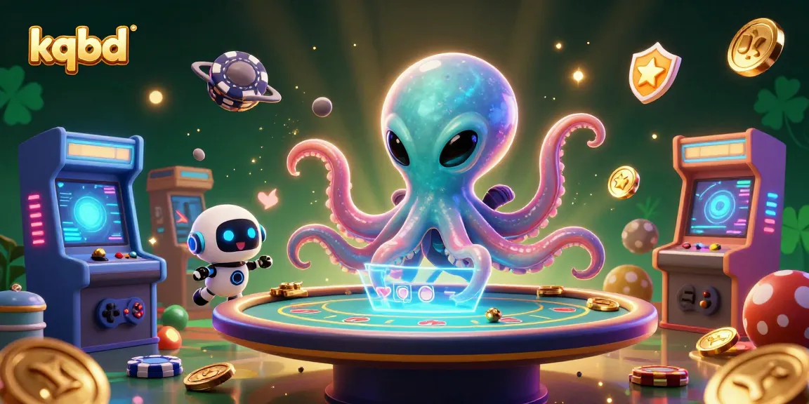 Engage in thrilling bets with kqbd's dynamic alien casino scene featuring exciting poker gameplay.