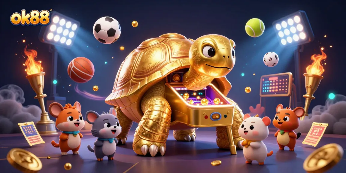 Experience the excitement of ok88 with vibrant casino elements and lively characters in action.