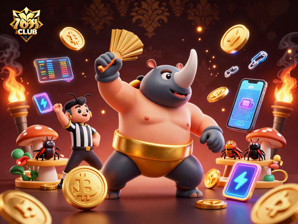 Experience thrilling gaming with 789CLUB's vibrant characters and dynamic casino elements!