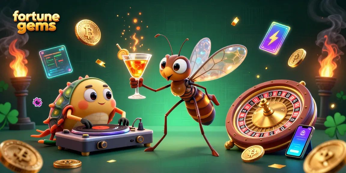 Spin and win with fortune gems in a thrilling 3D casino scene filled with vibrant characters and vibrant elements.