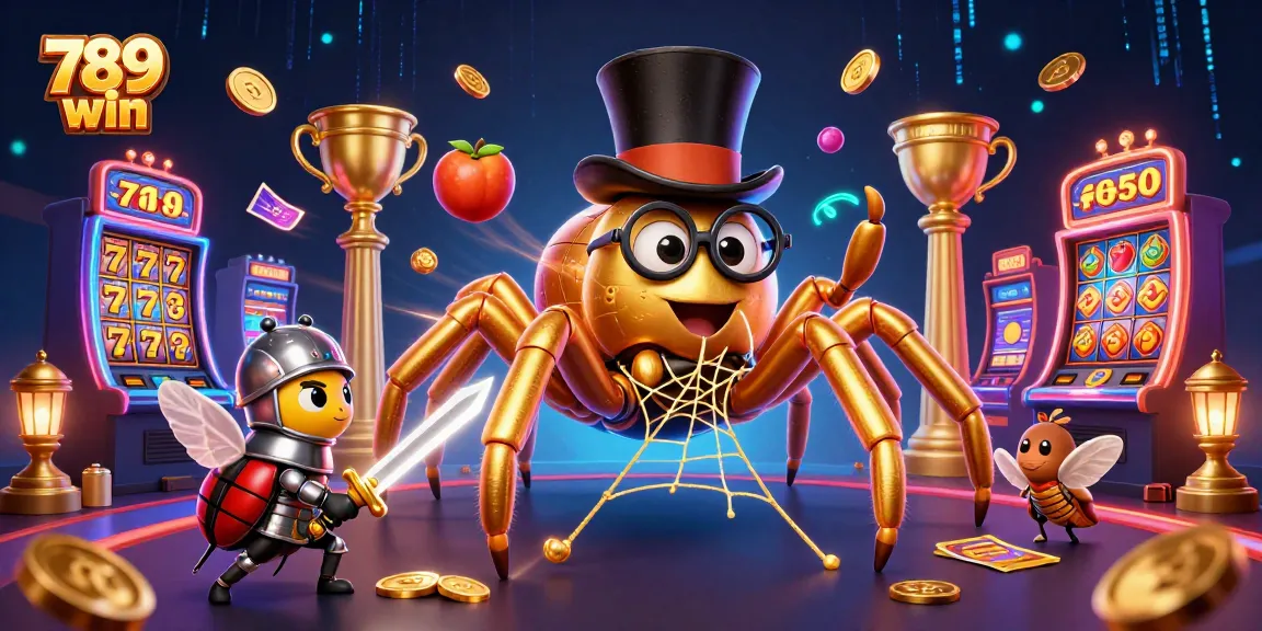 Engage with thrilling slot experiences at 789 win as golden tarantula weaves a winning web