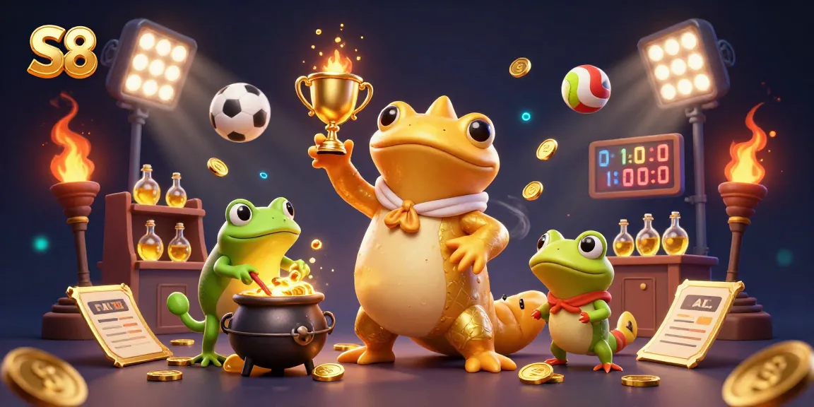 S8 elevates your gaming experience by transmuting elements into gold, capturing thrilling sports betting action.