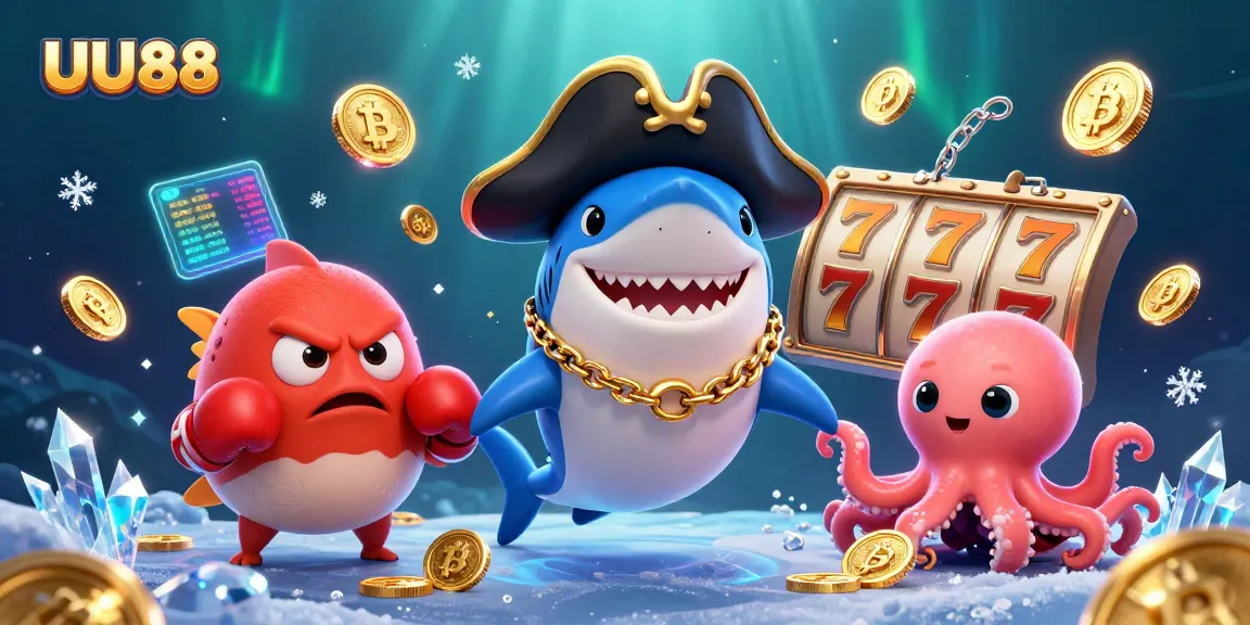 Engage in exciting gameplay at UU88 with a colorful scenes of cartoon characters and slot game elements.