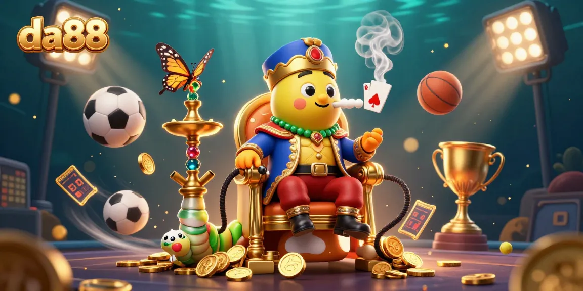Experience the thrill of da88 with a vibrant casino scene featuring dynamic sports elements.