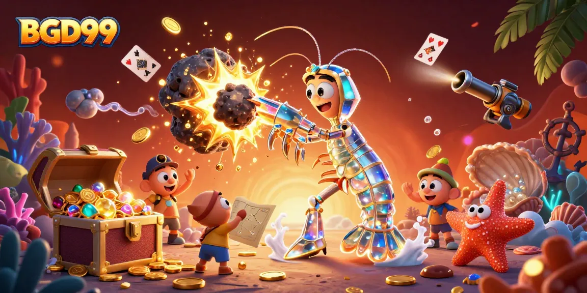 Experience thrilling gaming at BGD99, featuring vibrant 3D casino characters and exciting elements of fortune.
