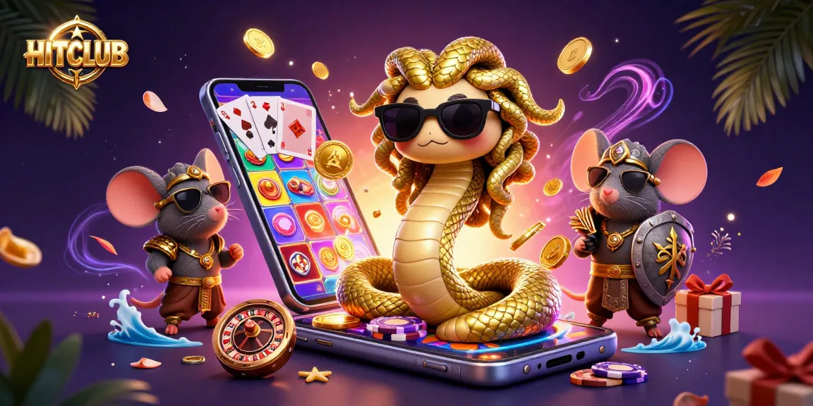 Experience HITCLUB's vibrant casino adventure with Medusa, warrior mouse, and thrilling games.