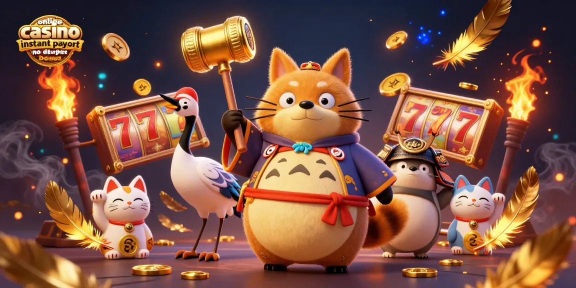 Experience the thrill of online casino instant payout no deposit bonus with cheerful characters in a vibrant 3D scene.