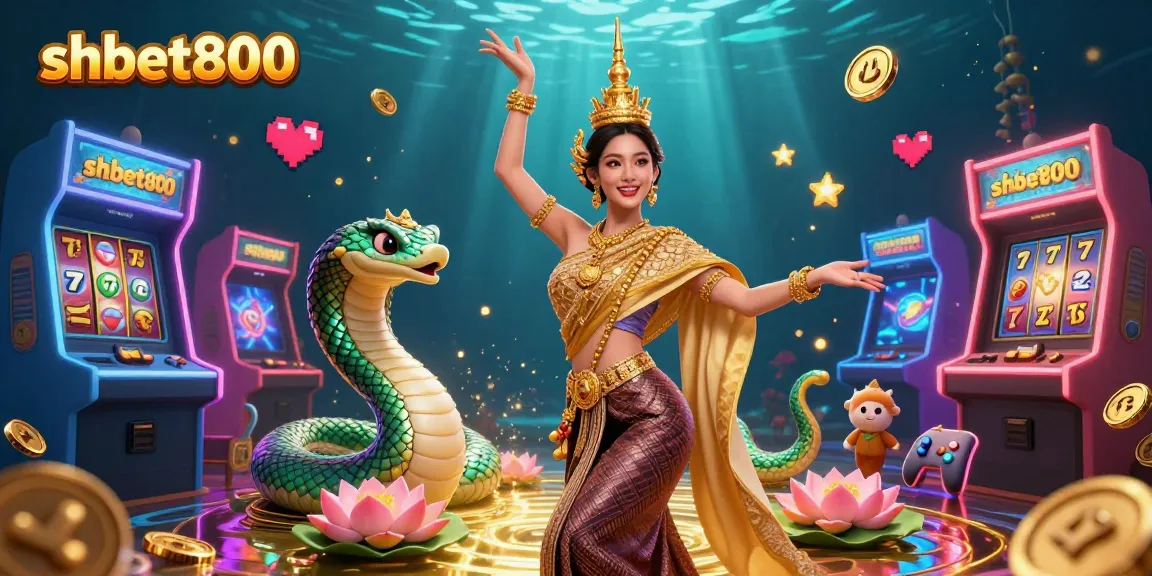 Engage in thrilling gameplay at shbet800 Casino featuring vibrant slot machines and a beautiful dancer.