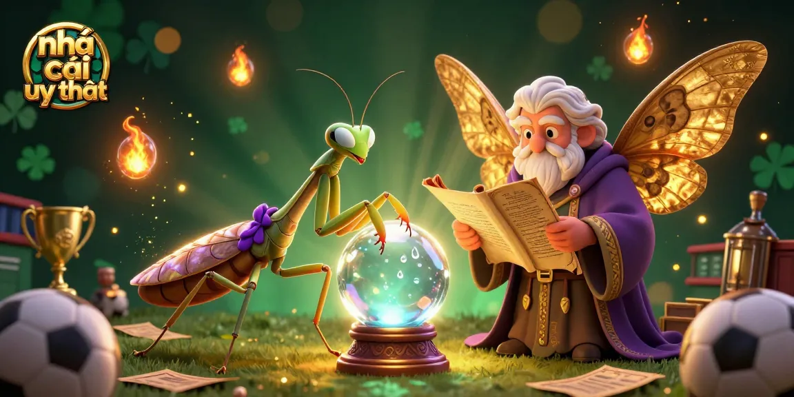 Engage with the reputable sportsbook "nhà cái uy tín" showcasing dynamic sports betting elements amidst a mystical scene.