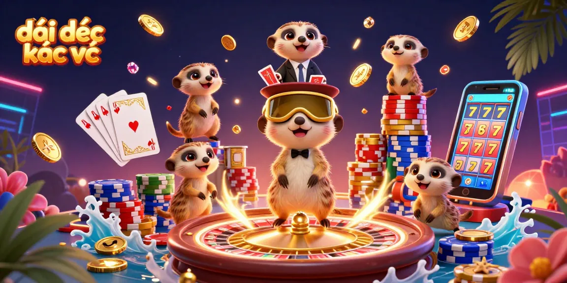 Win rewards with đại dịch xác sống gameplay as meerkats run a vibrant casino operation.