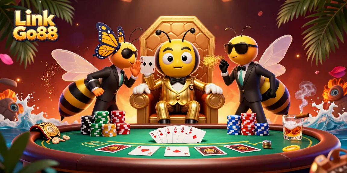 Experience the excitement of Link Go88 with engaging gameplay in a vibrant casino scene.