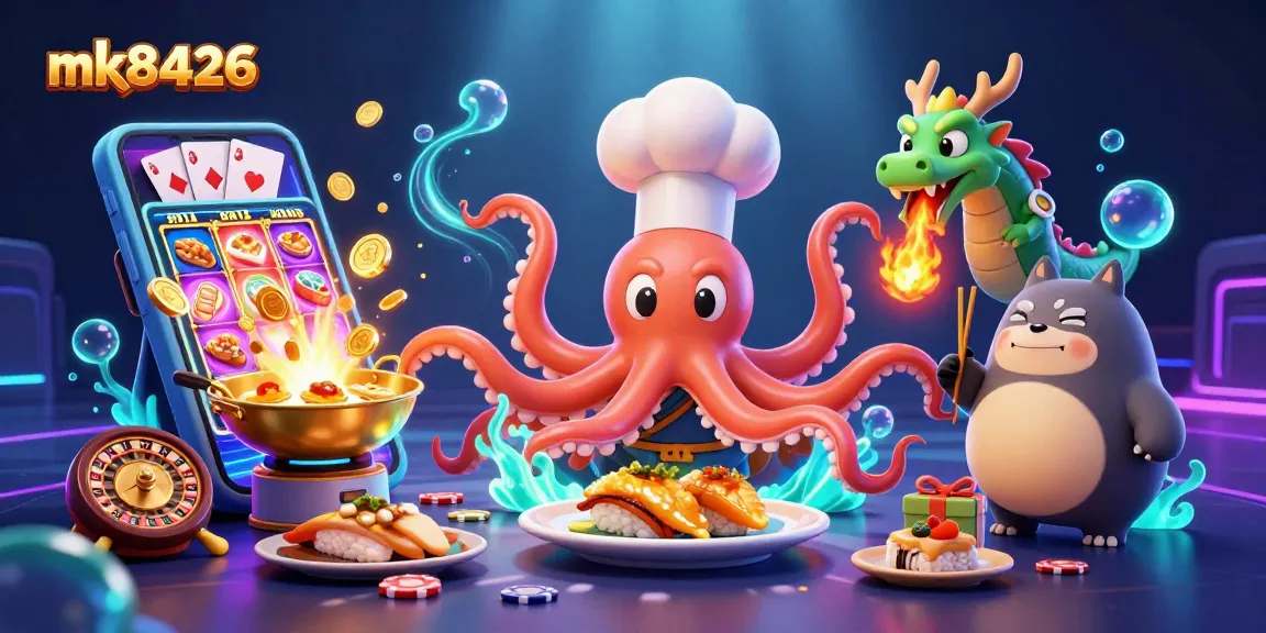 Experience winning strategies with mk8426's vibrant 3D gaming spectacle of slots and more!