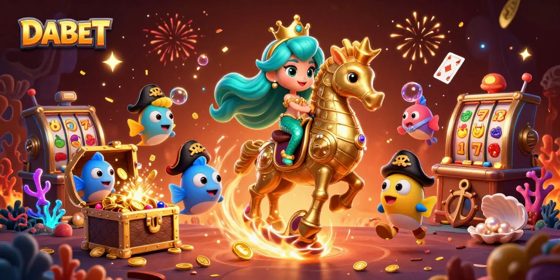 DABET offers an immersive online casino experience with vibrant gameplay, featuring dynamic slot machines and thrilling mermaid adventures.
