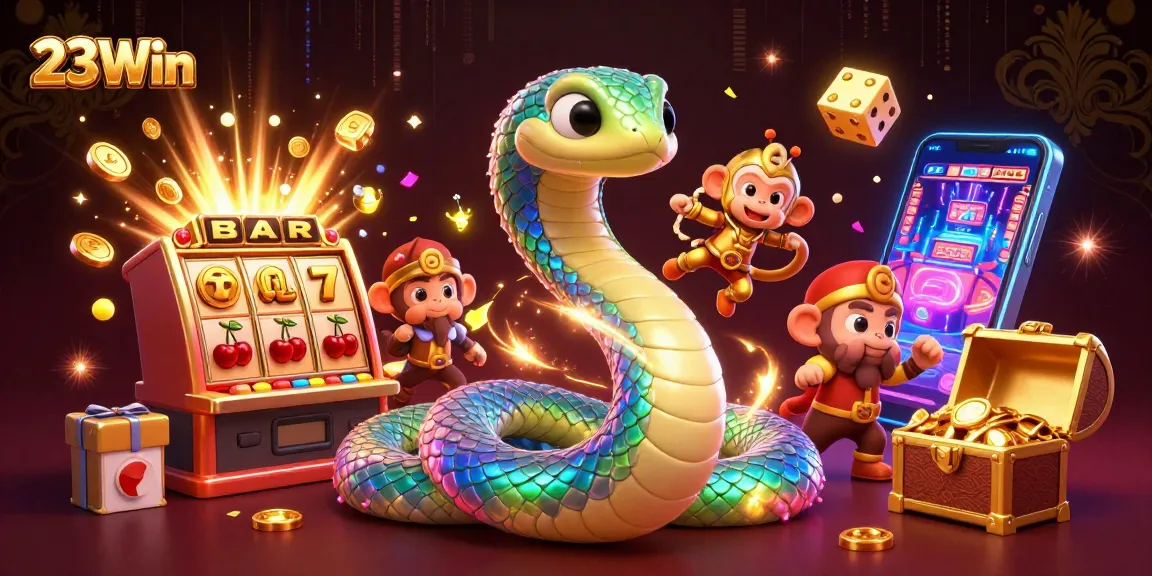 Experience thrills at 23Win's vibrant casino realm featuring jackpots and dynamic games