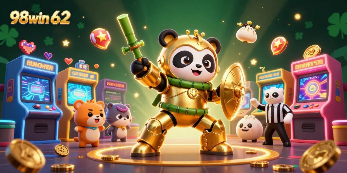 Engage with exhilarating gaming thrills at 98win 62, featuring energetic casino illustrations.