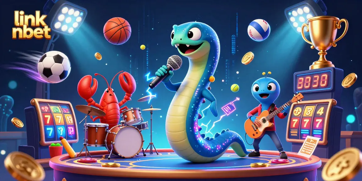 Experience the excitement of link nbet with an underwater DJ showdown, featuring electric characters and dynamic sports elements.