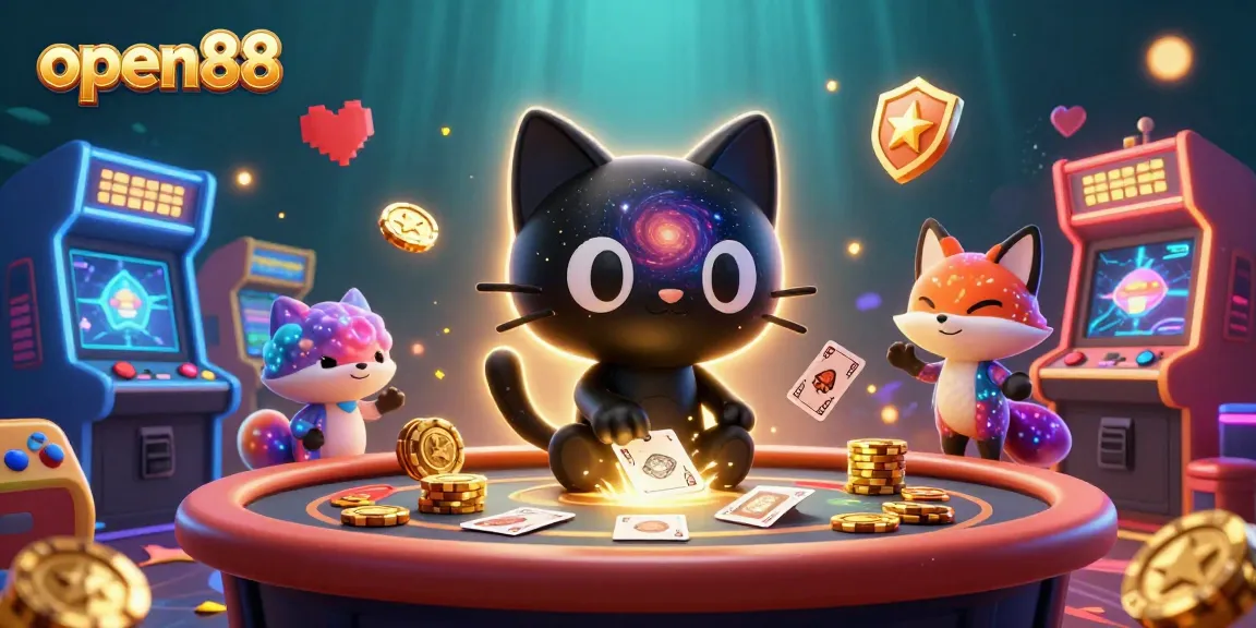 Experience thrilling gameplay at open88 with vibrant 3D illustrations of engaging casino adventures.