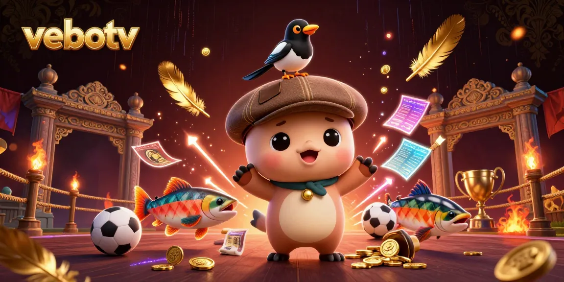 Experience thrilling sports betting excitement with vebotv's vibrant and dynamic illustration