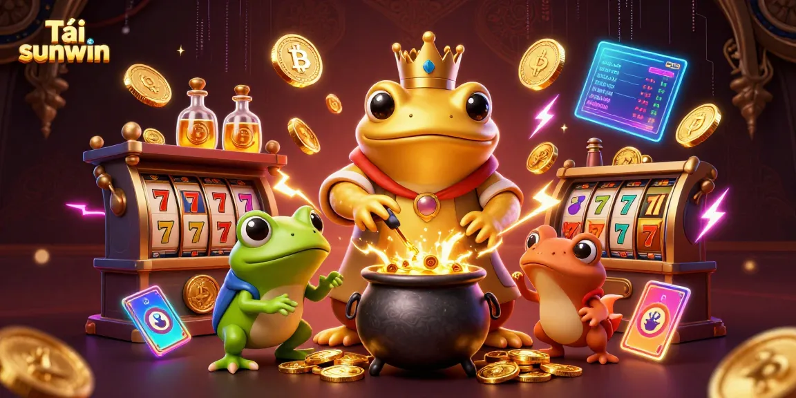Join the excitement with Tải sunwin as a golden alchemist creates winning slots with gold coins.