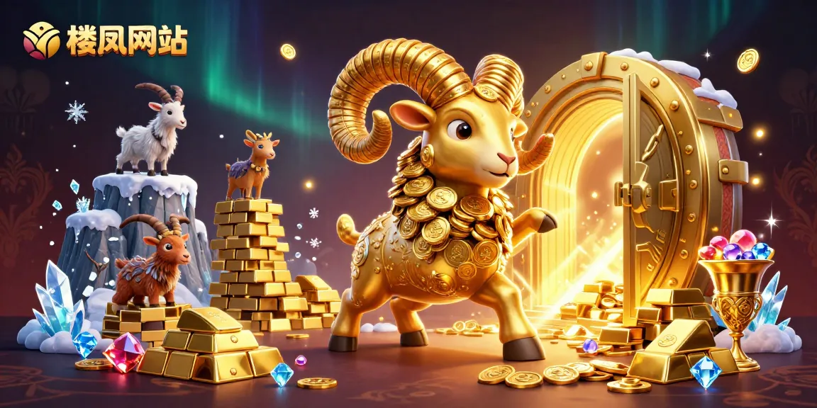 Experience the excitement of 楼凤网站 with a vibrant 3D scene featuring golden treasures and dynamic characters.