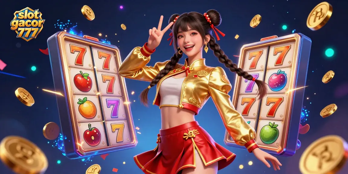 Experience the excitement of slot gacor 777 with vibrant symbols, jackpot reels, and dynamic celebration.