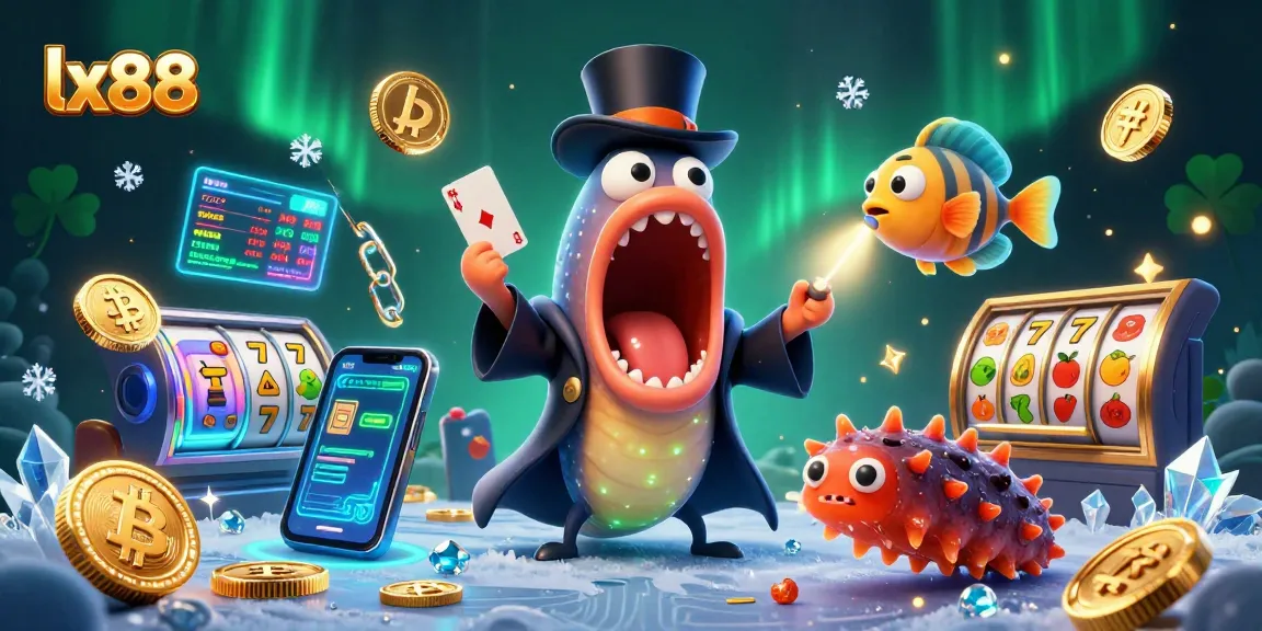 Experience winning thrills with interactive games at lx88, featuring vibrant underwater characters.