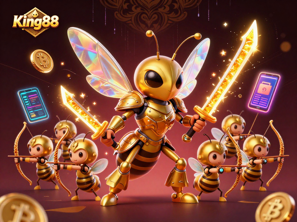 Engage in thrilling gameplay with King88's dynamic casino elements and crypto coins.