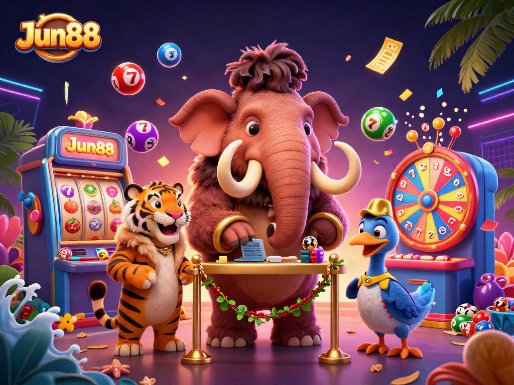 Jun88 invites players to enjoy a vibrant casino experience with lively characters and dynamic games.
