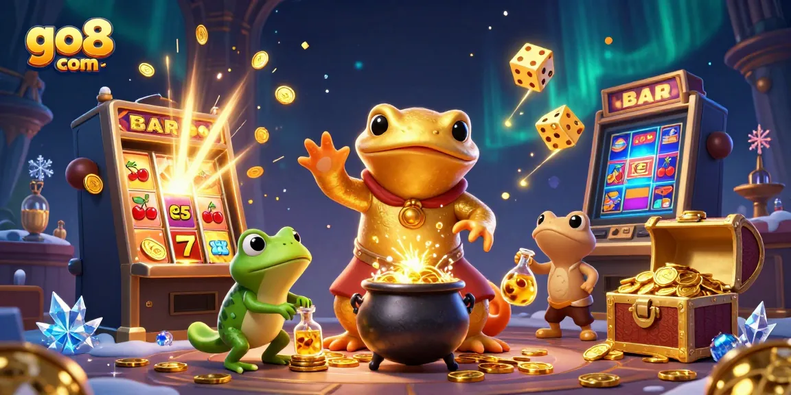 Experience go8 com's thrilling casino magic with golden jackpots and enchanting characters.