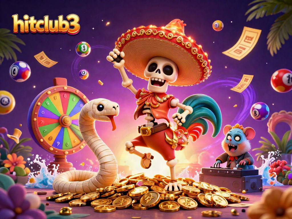 Experience thrilling gaming at hitclub3 with dynamic characters and vibrant casino elements.