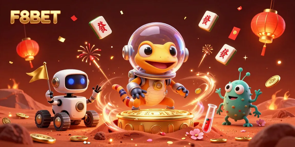 Experience F8BET's vibrant casino scene with thrilling elements and exciting designs.