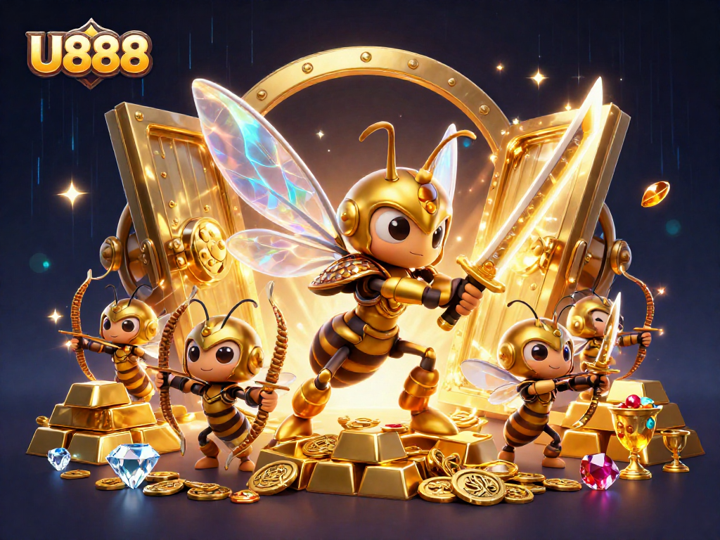 Engage in thrilling luck with U888 and explore the captivating prize vault of vibrant gems.