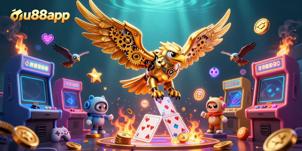 Engage with vibrant gambling action at au88app featuring immersive characters and casino elements.