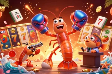 Engaging fishing casino scene with mantis shrimp and slot elements for dynamic play.